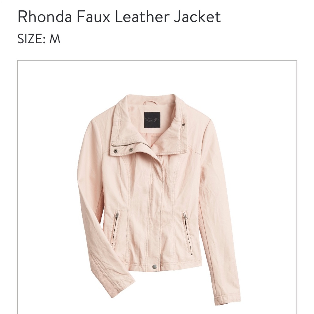 Rhonda Faux Leather Jacket- NWT